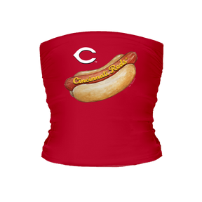 Cincinnati Reds Hot Dog Tube Top