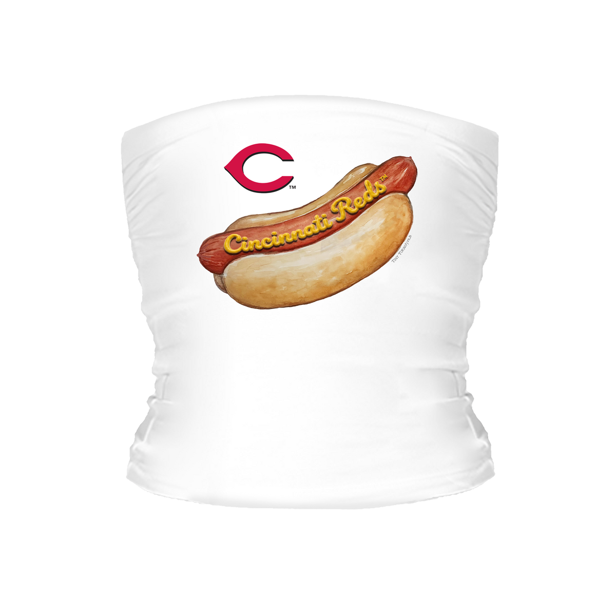 Cincinnati Reds Hot Dog Tube Top