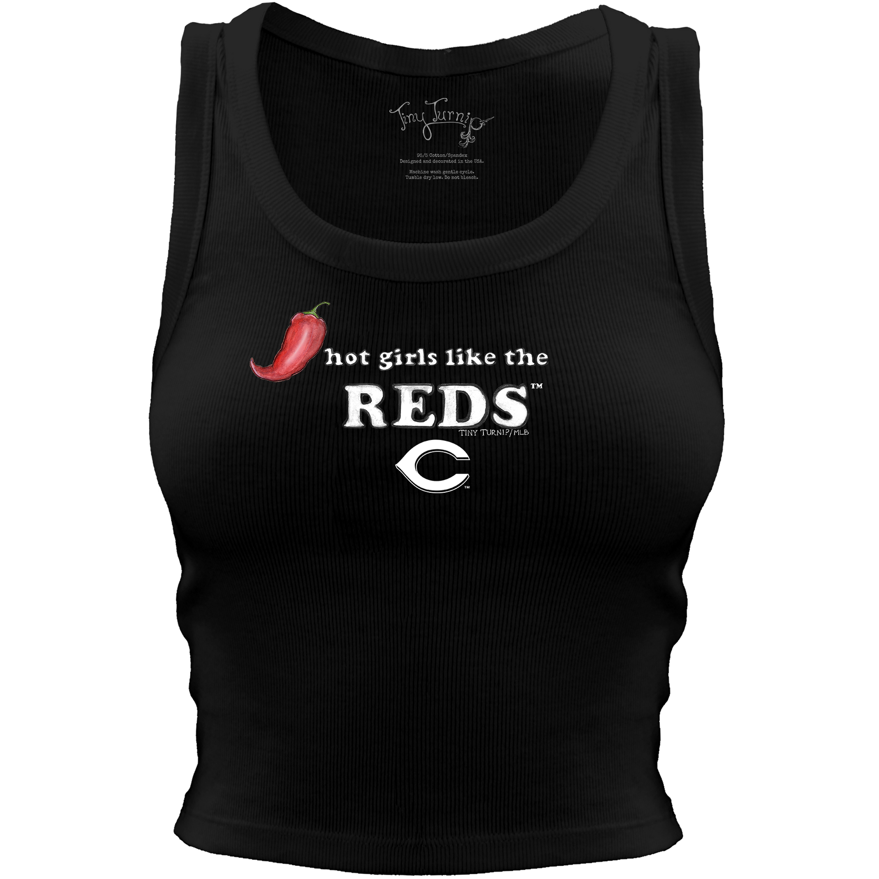 Cincinnati Reds Hot Girls Crop Tank