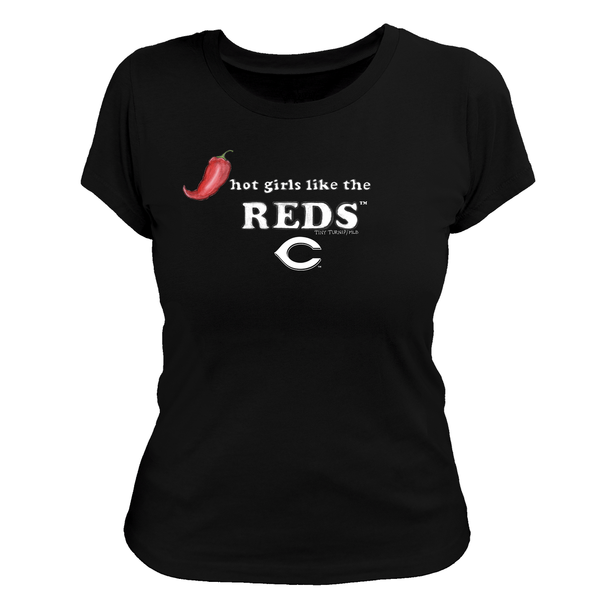 Cincinnati Reds Hot Girls Women's Tee Shirt