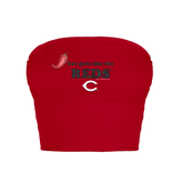 Cincinnati Reds Hot Girls Crop Tube Top