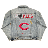 I Heart Reds Boyfriend Denim Jacket - Tiny Turnip