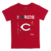I Heart Reds Kid's Tee Shirt - Tiny Turnip
