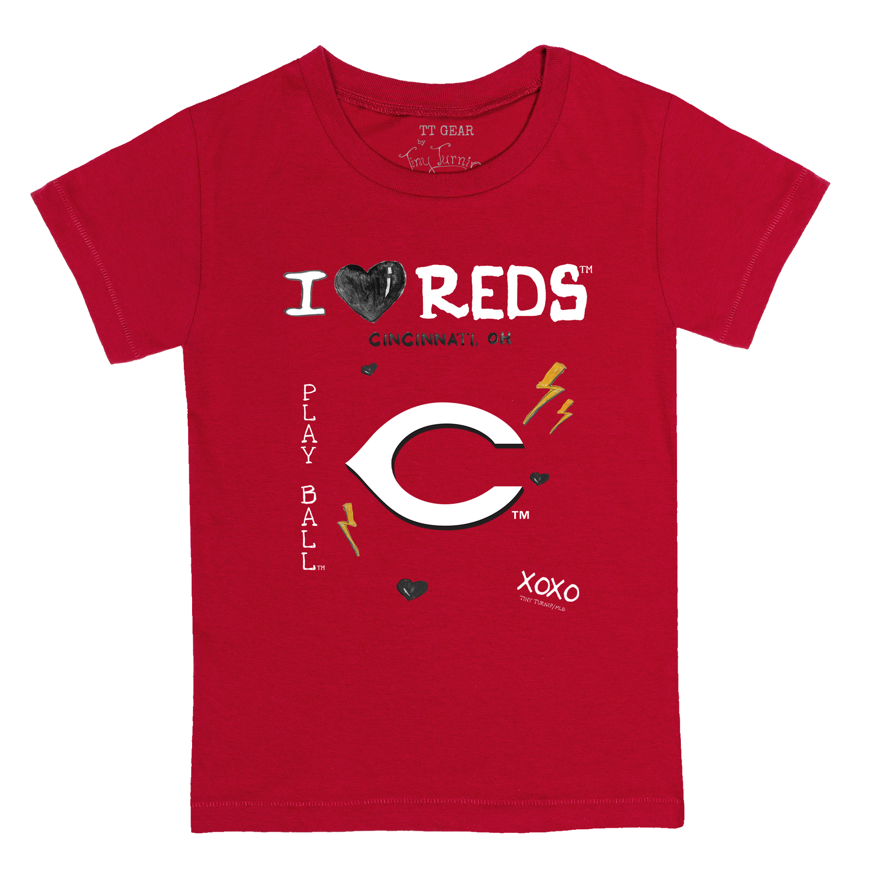 I Heart Reds Kid's Tee Shirt - Tiny Turnip