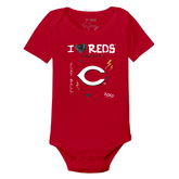I Heart Reds Short Sleeve Snapper - Tiny Turnip