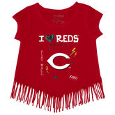 I Heart Reds Fringe Tee - Tiny Turnip