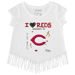 I Heart Reds Fringe Tee - Tiny Turnip