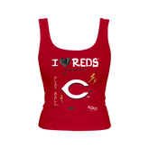 Cincinnati Reds I Heart Reds Emmy Tank