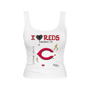 Cincinnati Reds I Heart Reds Emmy Tank