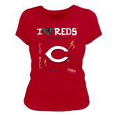Cincinnati Reds Women's Tee Shirt - Tiny Turnip