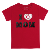 Cincinnati Reds I Love Mom Tee Shirt