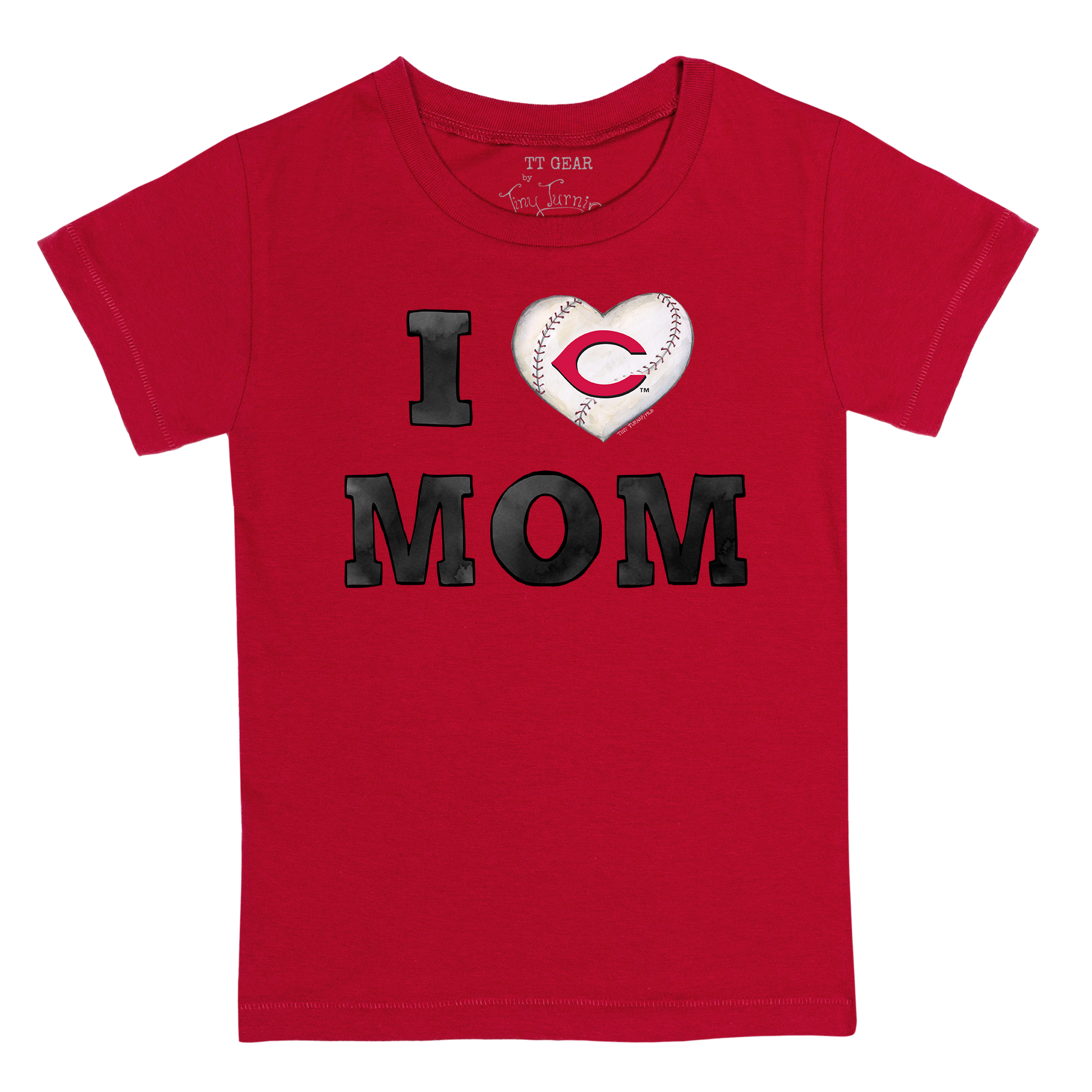 Cincinnati Reds I Love Mom Tee Shirt