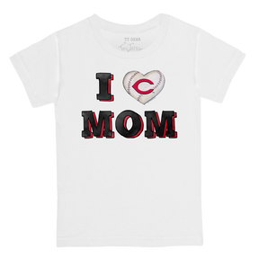 Cincinnati Reds I Love Mom Tee Shirt