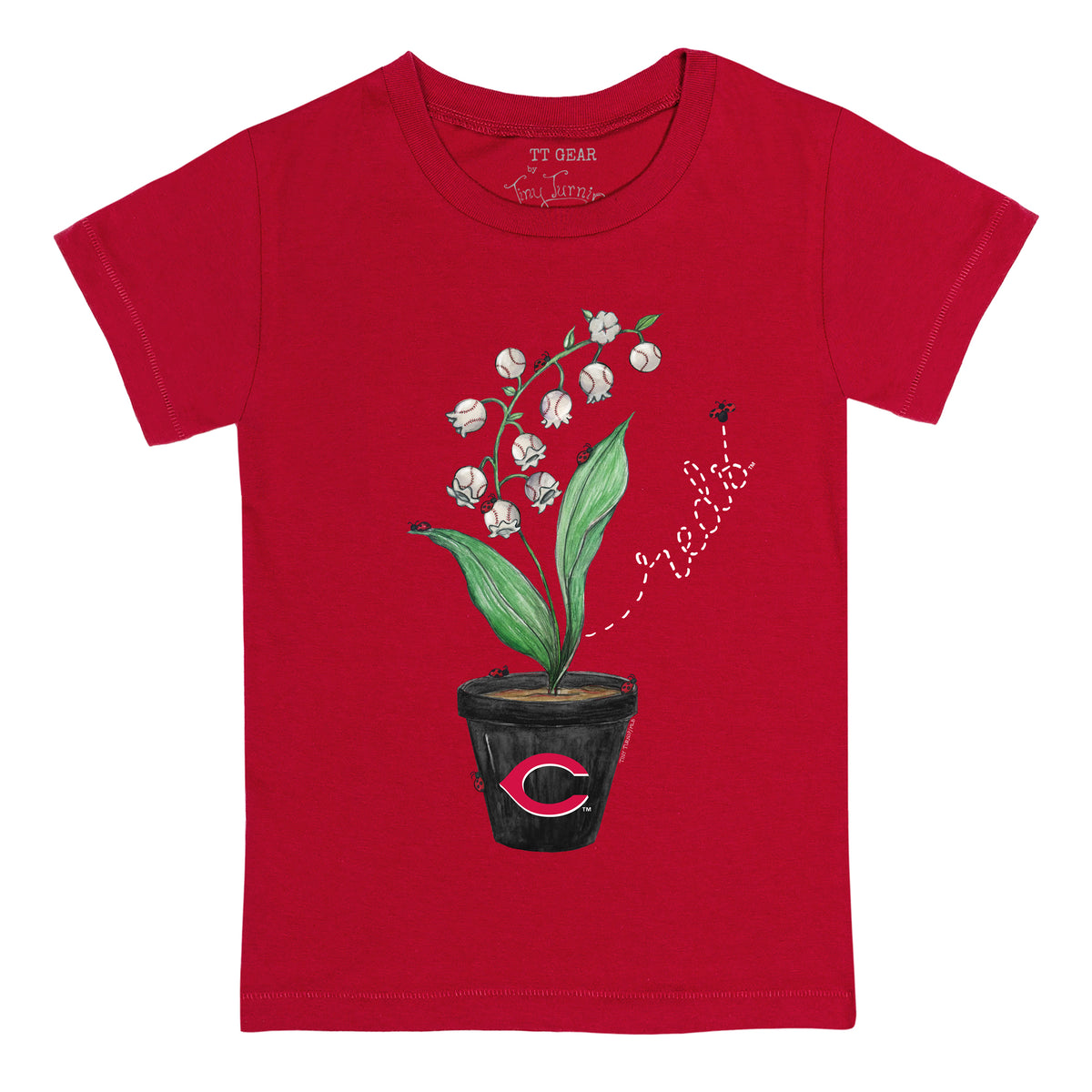 Cincinnati Reds Ladybug Tee Shirt