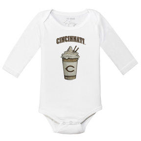 Cincinnati Reds Latte Long Sleeve Snapper