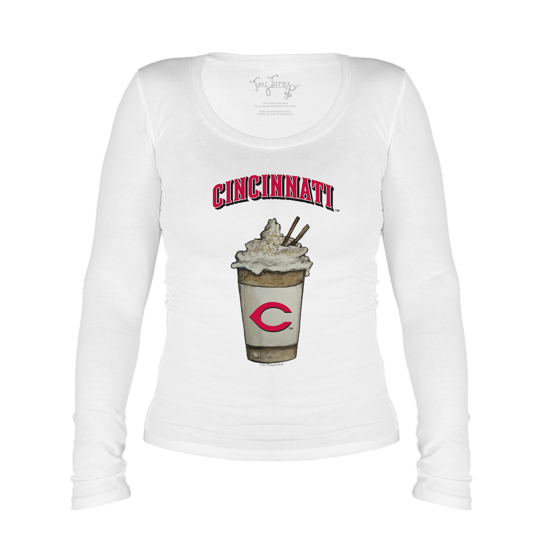 Cincinnati Reds Latte Legend Long Sleeve