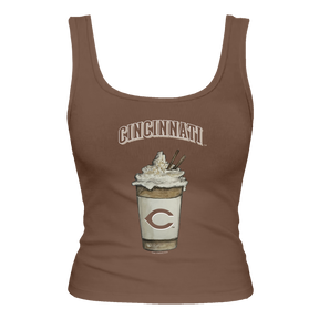 Cincinnati Reds Latte Emmy Tank