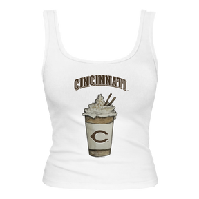 Cincinnati Reds Latte Emmy Tank