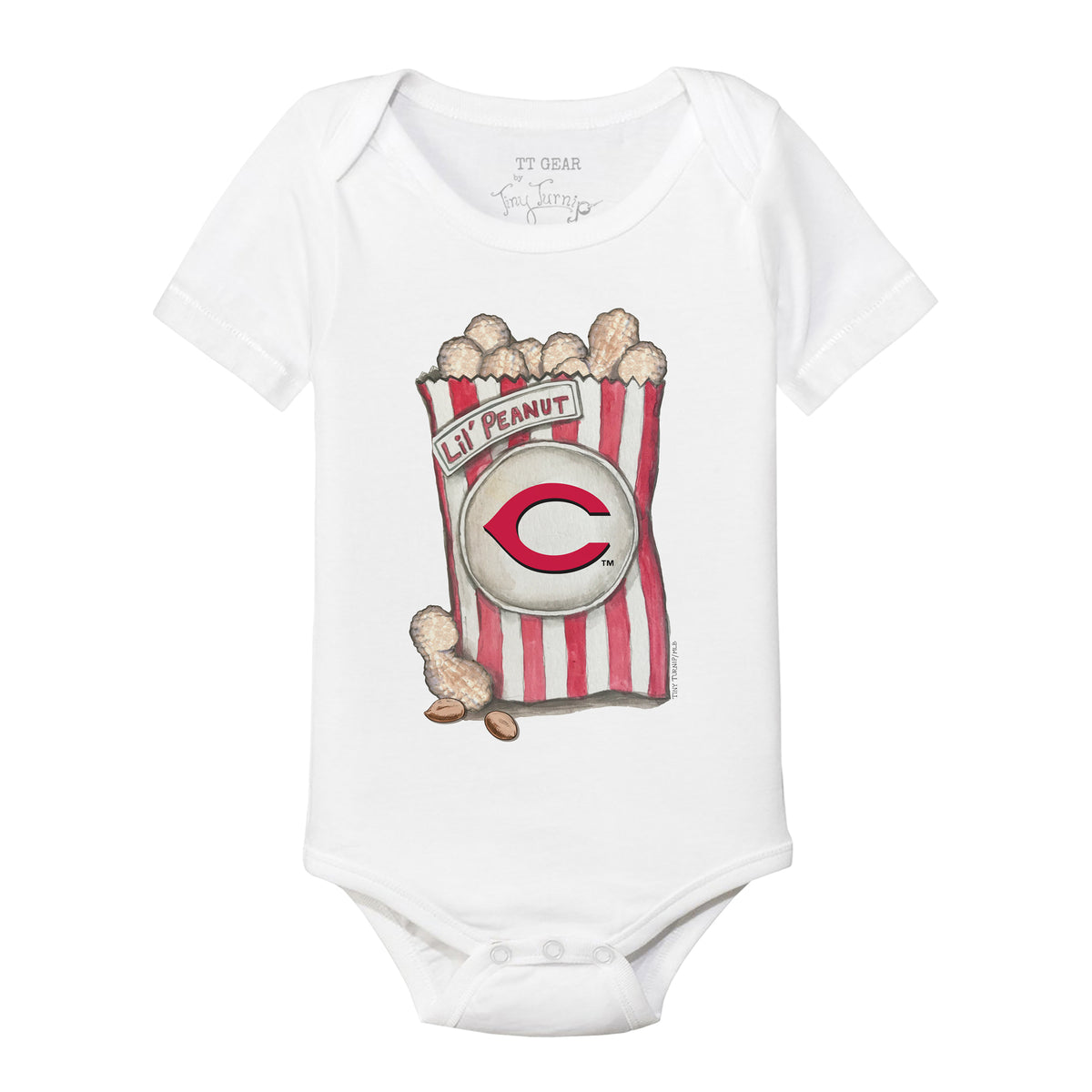 Cincinnati Reds Lil' Peanut Short Sleeve Snapper