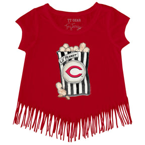 Cincinnati Reds Lil' Peanut Fringe Tee