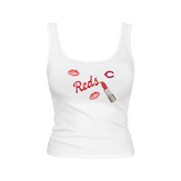 Cincinnati Reds Lipstick Emmy Tank
