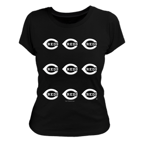 Cincinnati Reds Logo Grid Tee Shirt