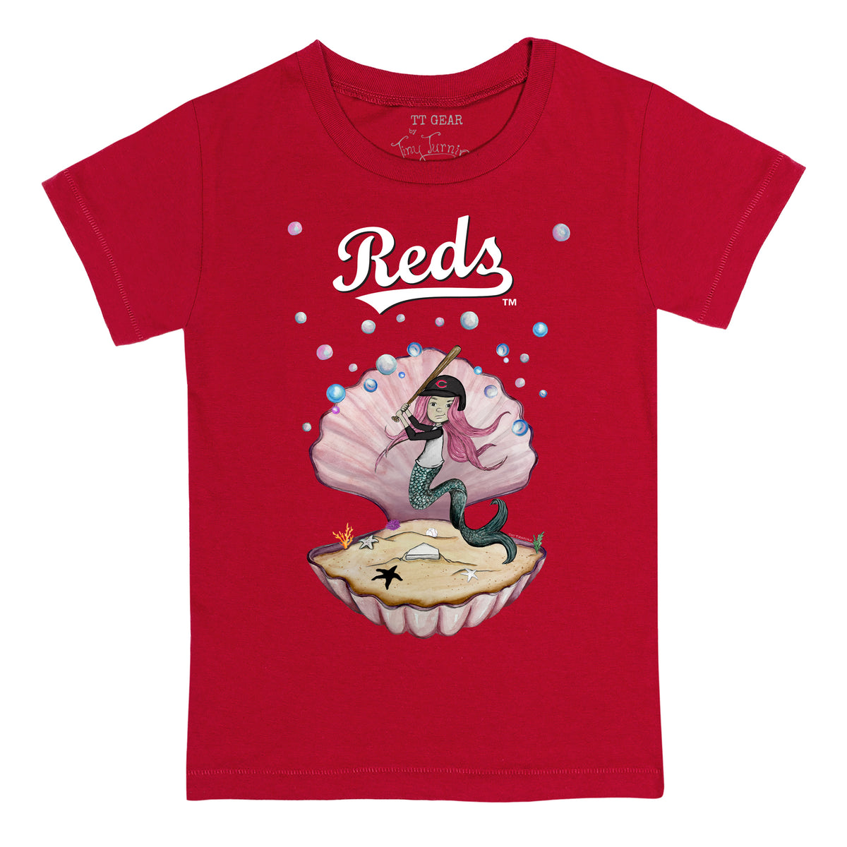 Cincinnati Reds Mermaid Tee Shirt