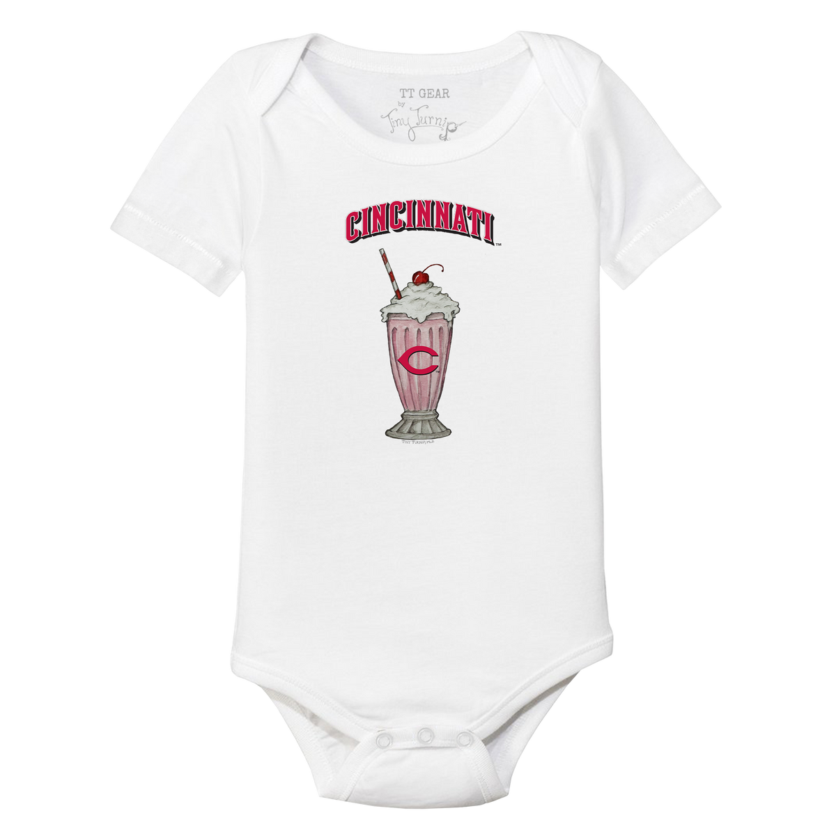 Cincinnati Reds Milkshake Short Sleeve Snapper