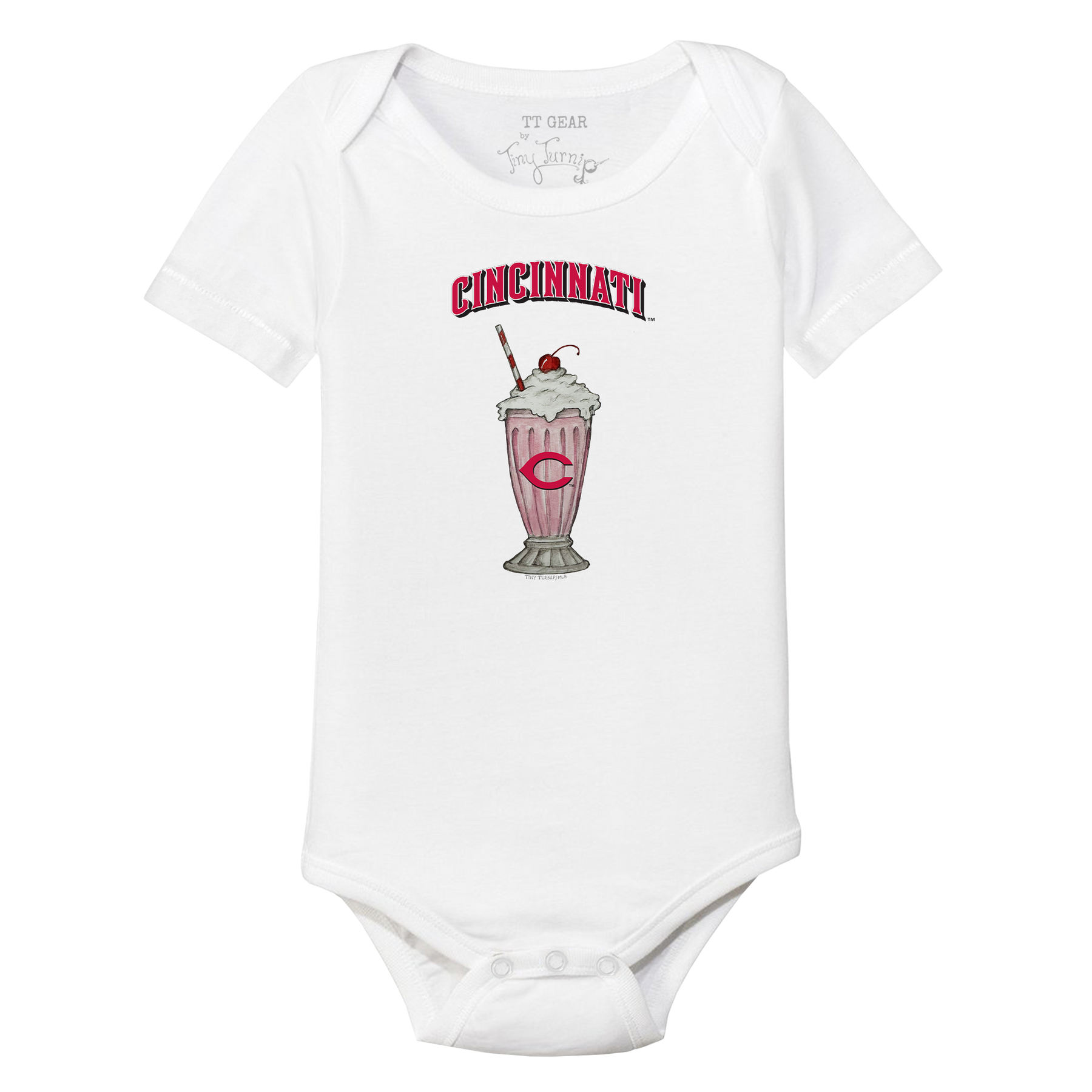 Cincinnati Reds Milkshake Short Sleeve Snapper