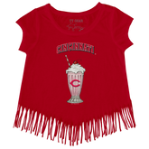 Cincinnati Reds Milkshake Fringe Tee