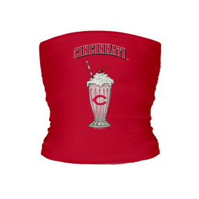 Cincinnati Reds Milkshake Tube Top