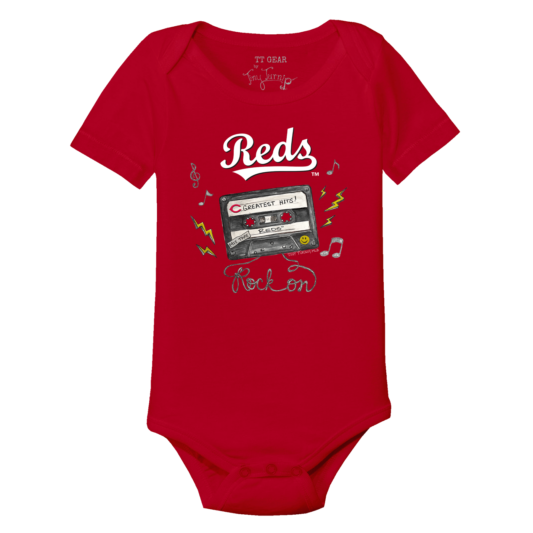 Cincinnati Reds Mixtape Short Sleeve Snapper