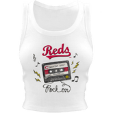 Cincinnati Reds Mixtape Crop Tank
