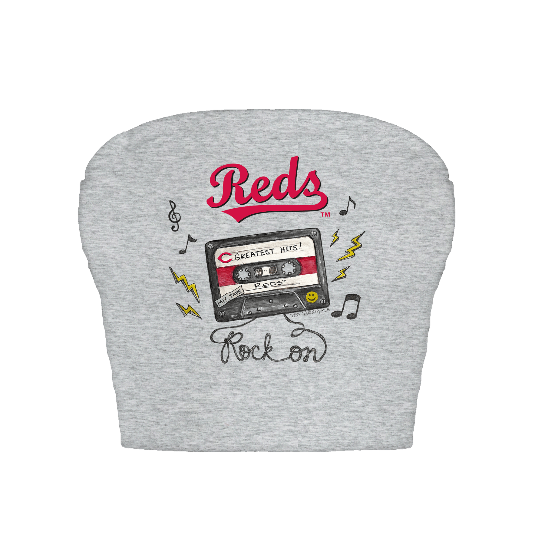 Cincinnati Reds Mixtape Crop Tube Top
