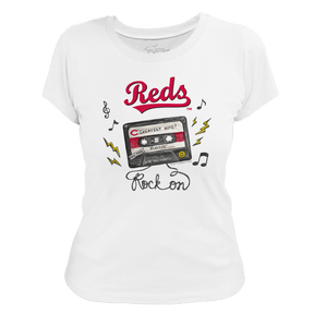 Cincinnati Reds Mixtape Women's Tee Shirt