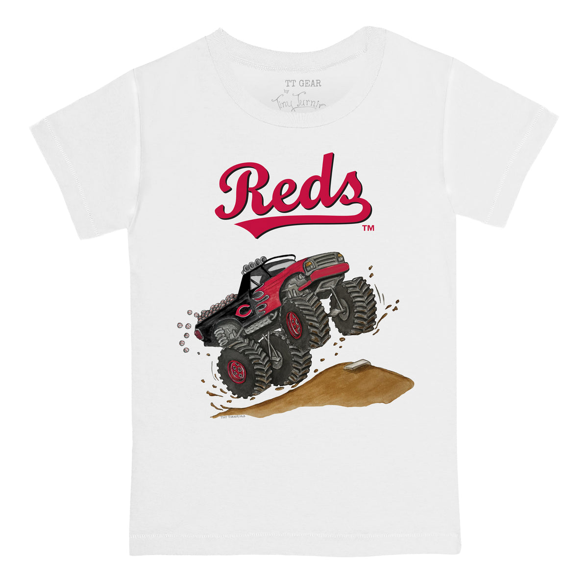 Cincinnati Reds Monster Truck Tee Shirt