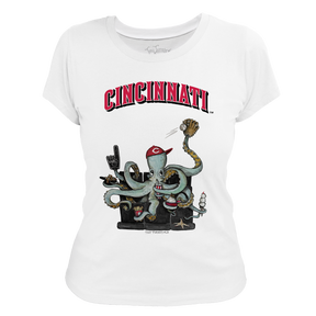 Cincinnati Reds Octopus Tee Shirt