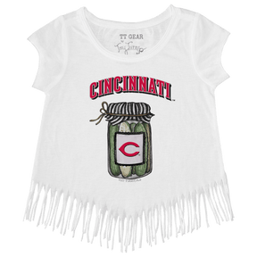 Cincinnati Reds Pickle Jar Fringe Tee