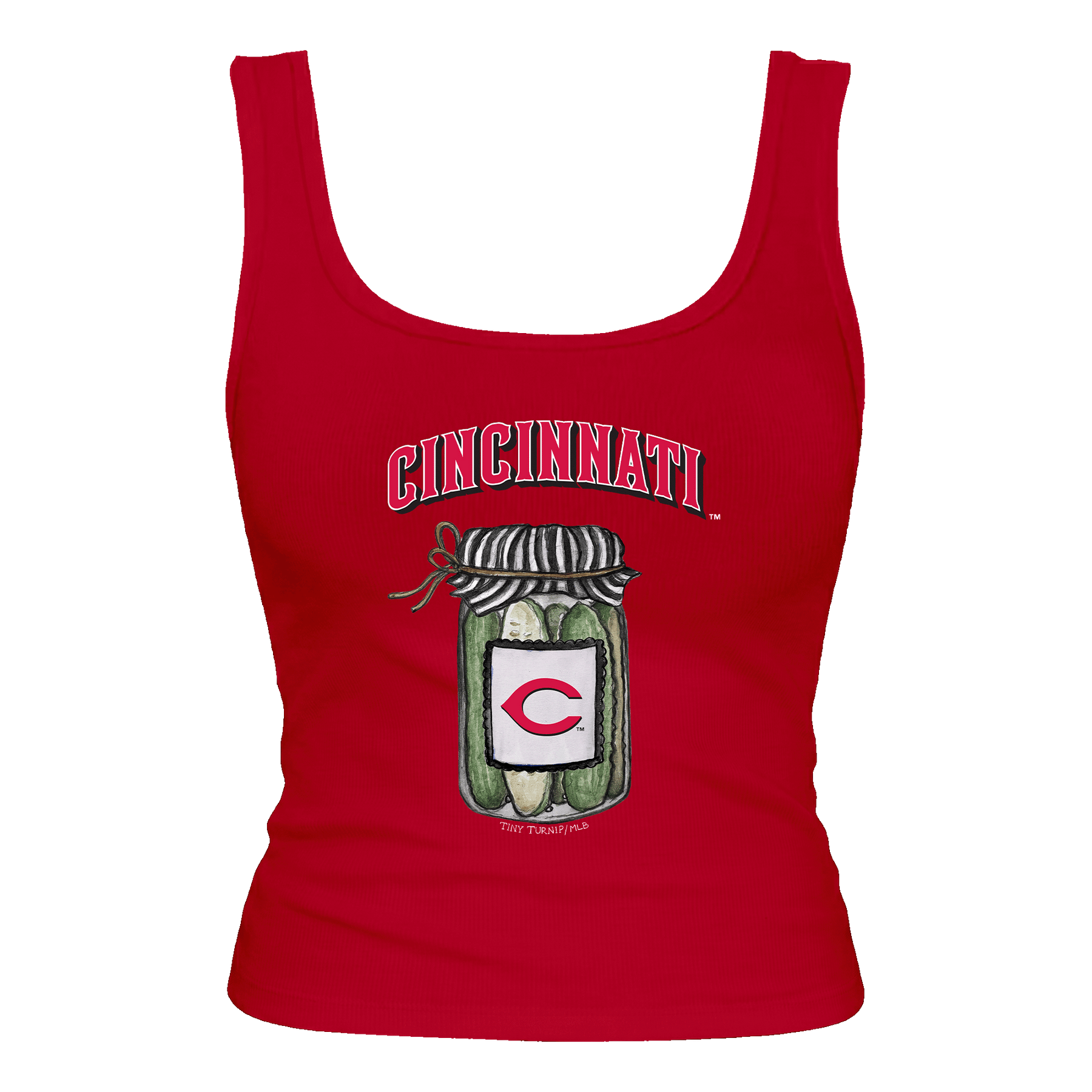 Cincinnati Reds Pickle Jar Emmy Tank
