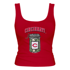 Cincinnati Reds Pickle Jar Emmy Tank