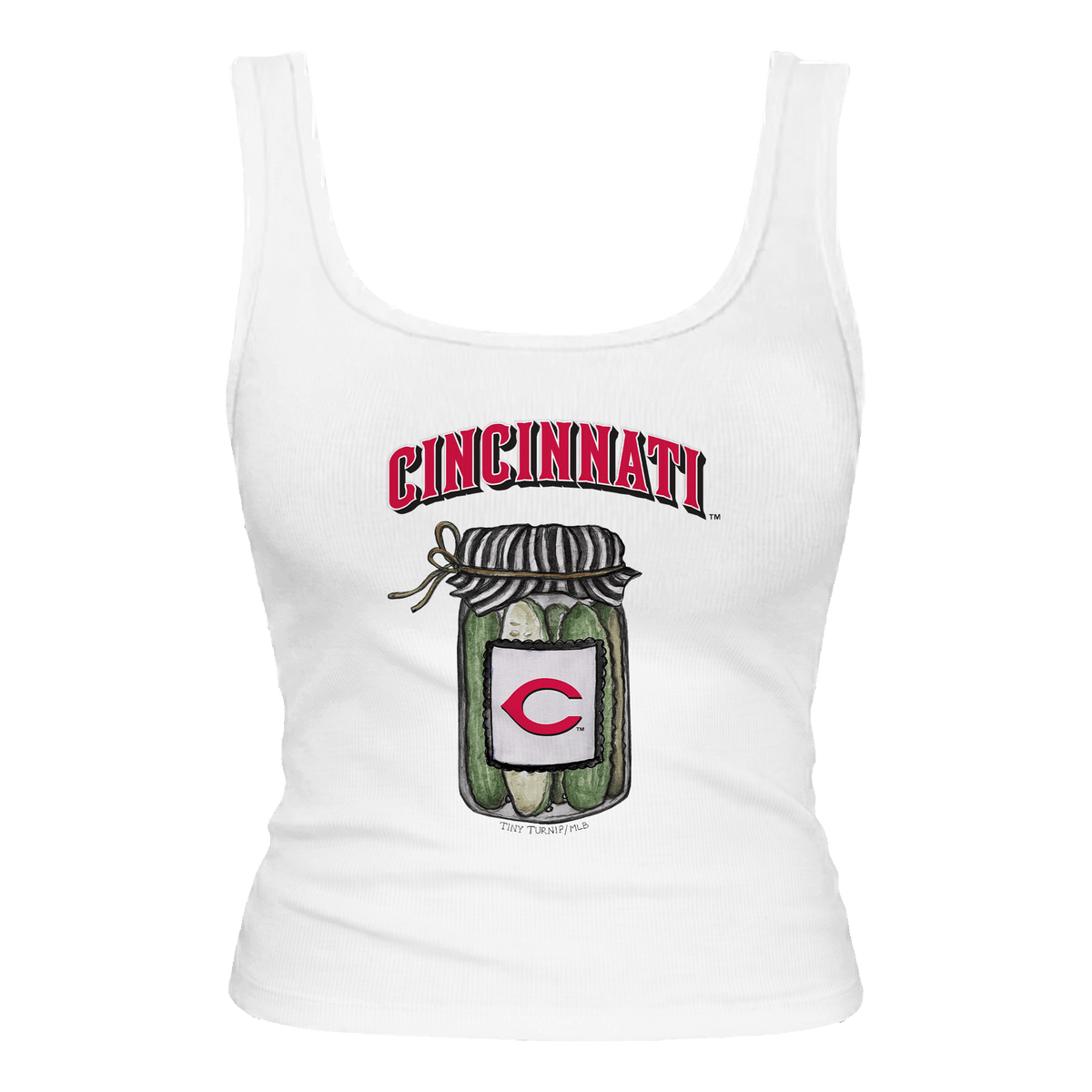 Cincinnati Reds Pickle Jar Emmy Tank