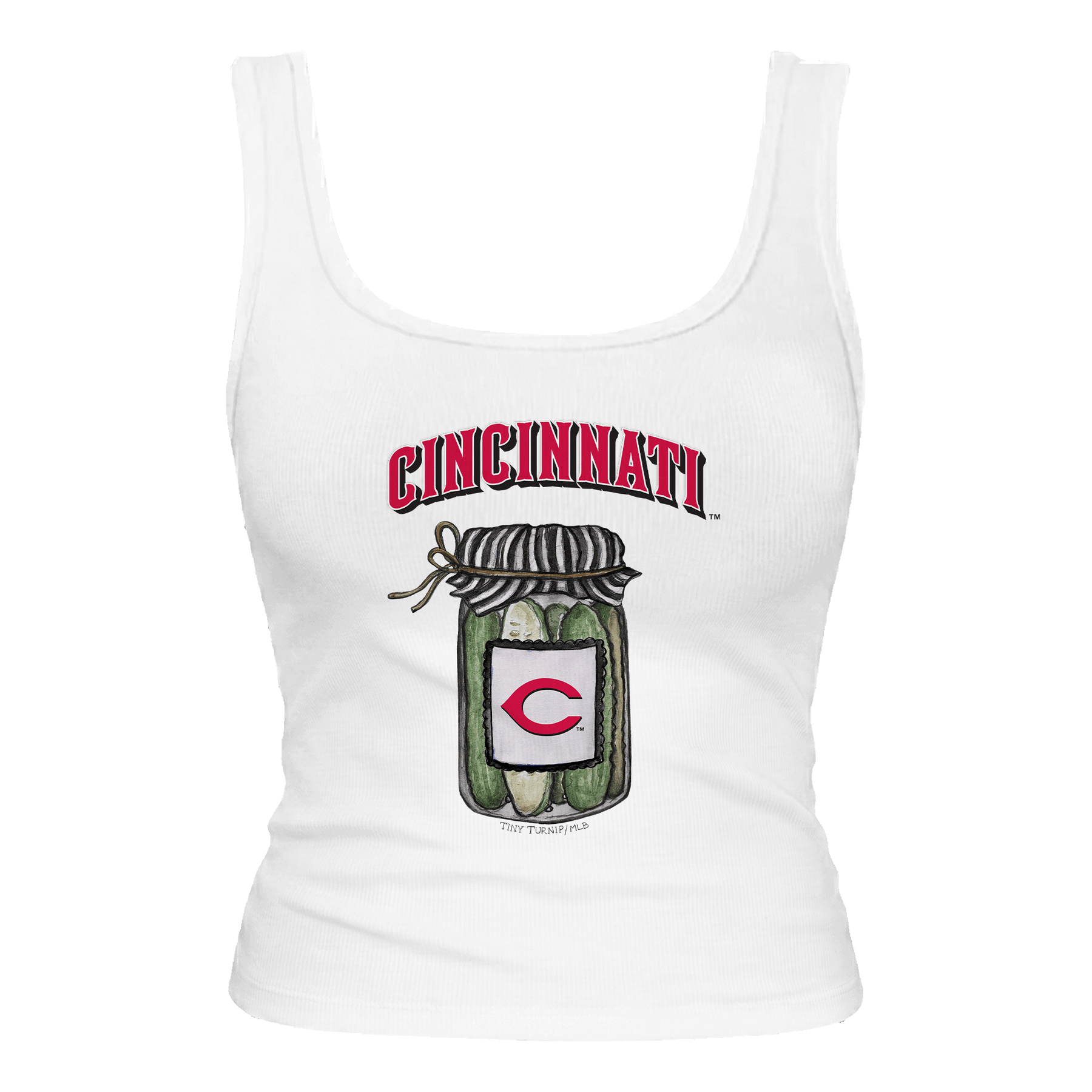 Cincinnati Reds Pickle Jar Emmy Tank