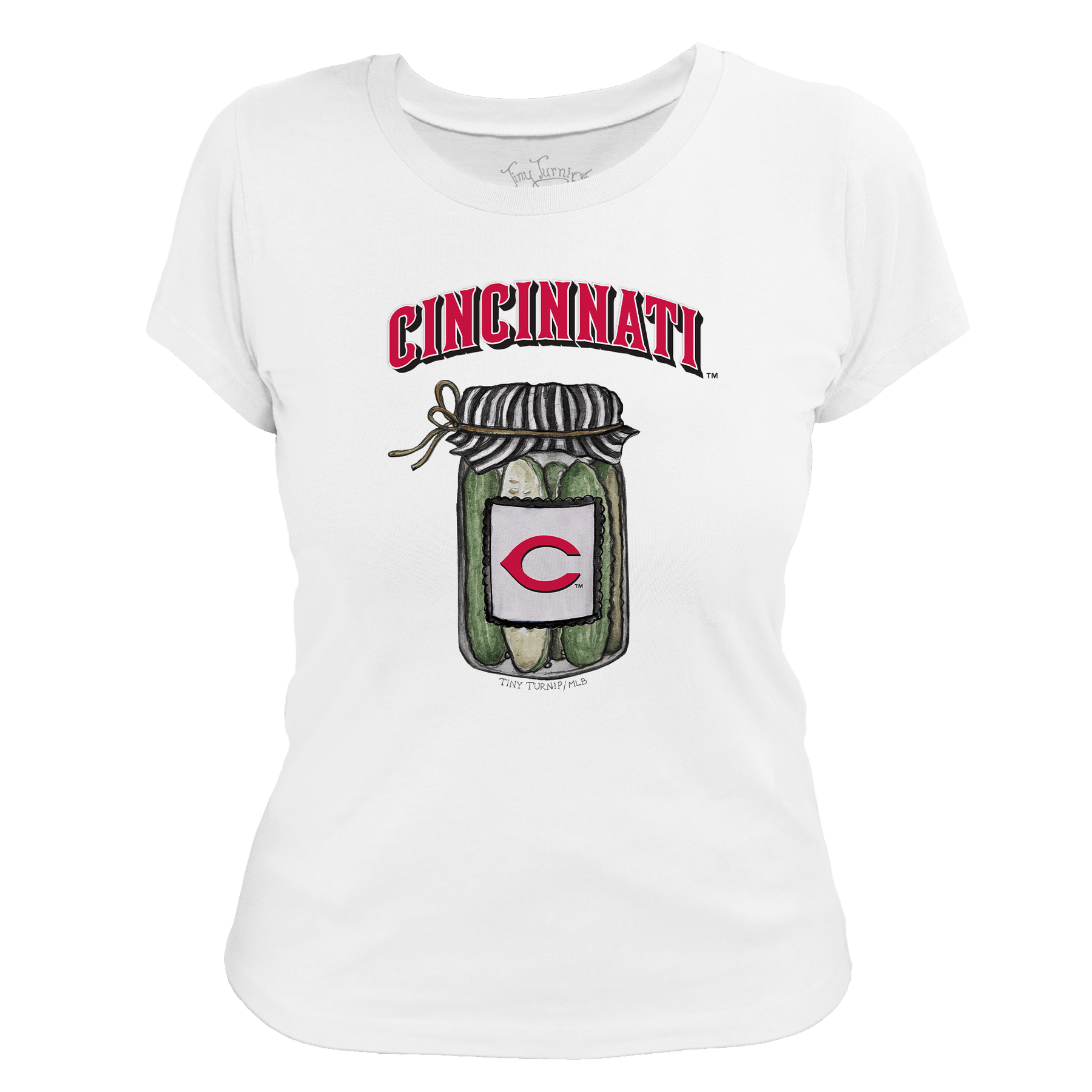Cincinnati Reds Pickle Jar Women's Tee Shirt