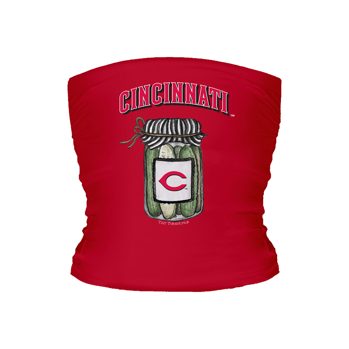 Cincinnati Reds Pickle Jar Tube Top