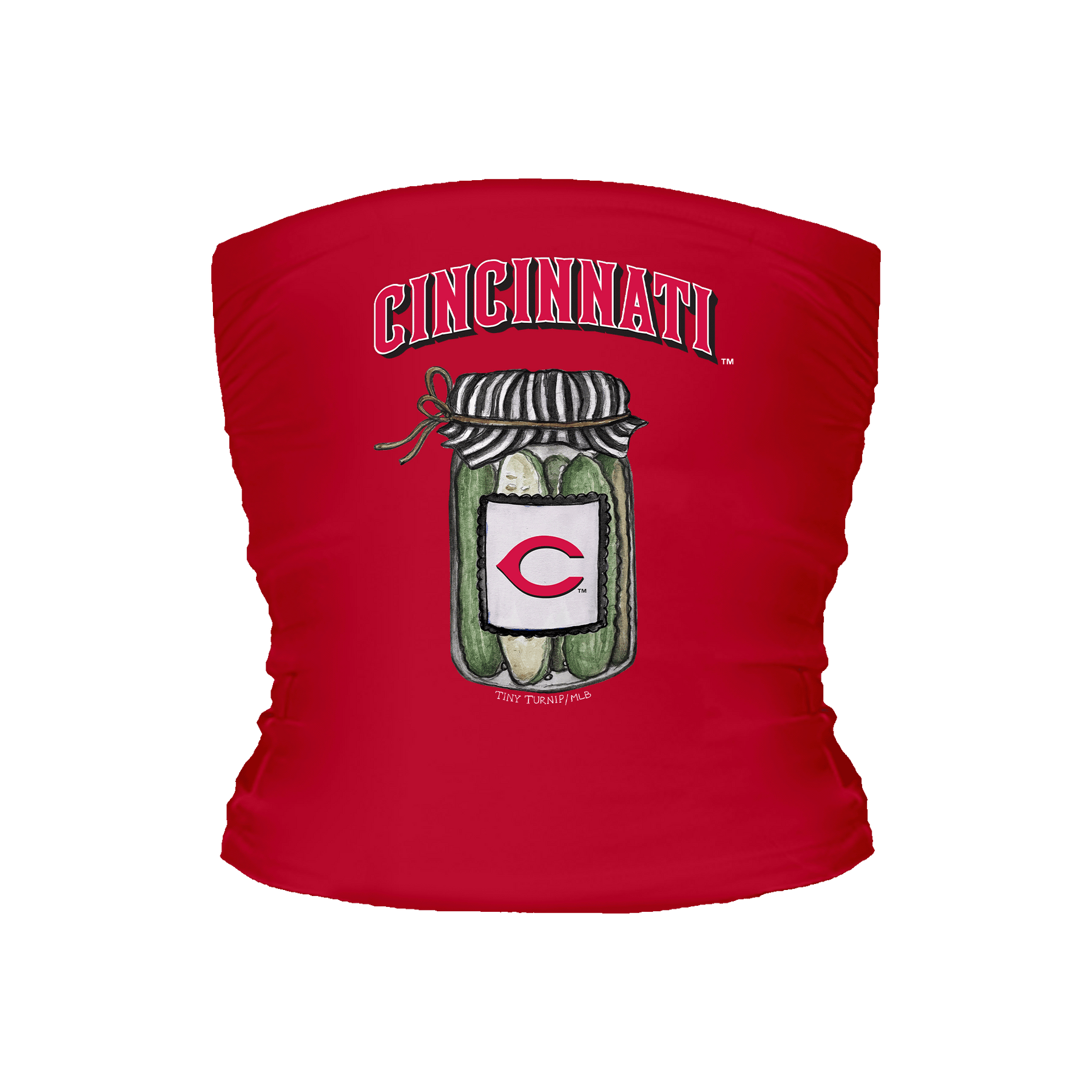Cincinnati Reds Pickle Jar Tube Top