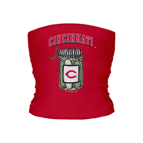 Cincinnati Reds Pickle Jar Tube Top