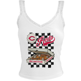 Cincinnati Reds Pizza Lace Tank