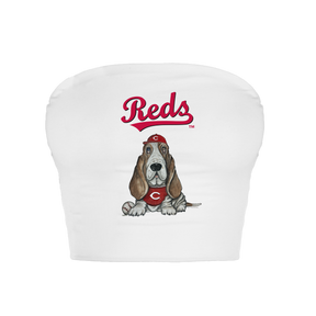 Cincinnati Reds Puddy Crop Tube Top