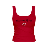 Cincinnati Reds Logo Script Emmy Tank