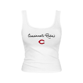 Cincinnati Reds Logo Script Emmy Tank